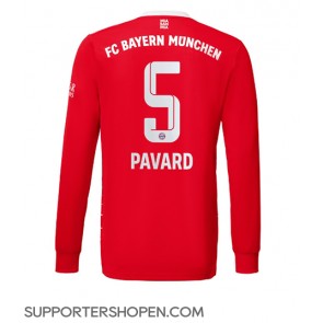 Bayern Munich Benjamin Pavard #5 Hemma Matchtröja 2022-23 Långärmad